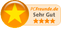 Auszeichnung von PCFreunde.de